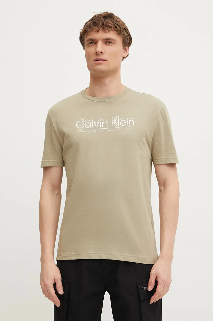 CALVIN KLEIN Памучна тениска
