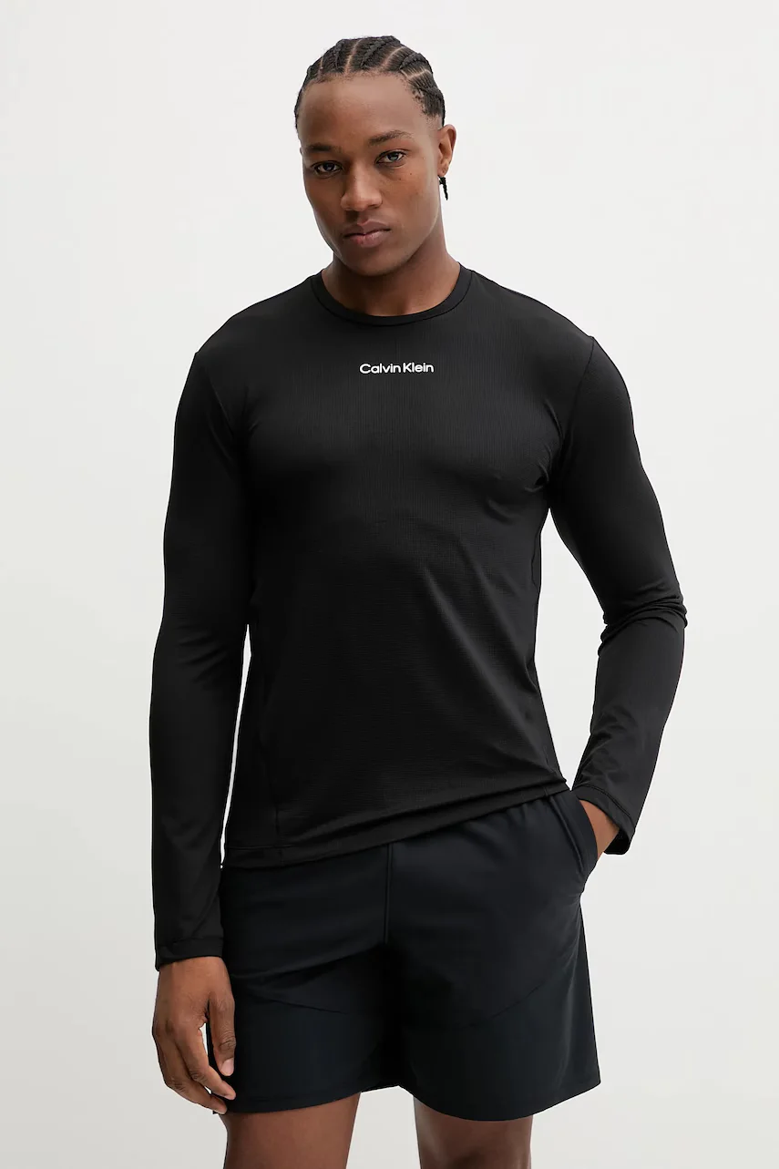 Calvin Klein Performance Блуза с дълги ръкави за трениране