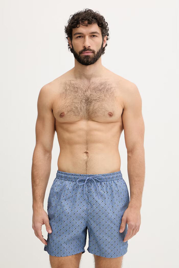 CALVIN KLEIN плувни шорти мъжки сини LV00N61027