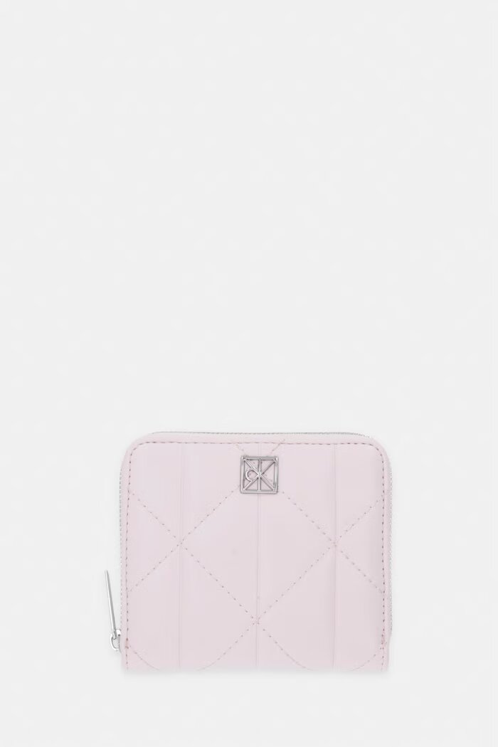 CALVIN KLEIN портфейл дамски от имитация на кожа розов LV04F1121G