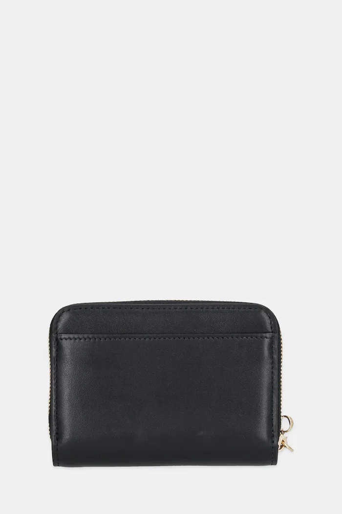 CALVIN KLEIN портфейл дамски от кожа черен LV04F1075G