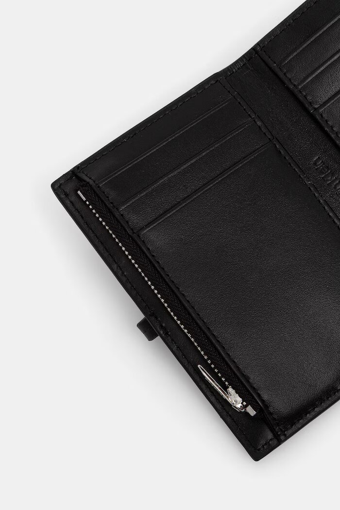 CALVIN KLEIN портфейл дамски от кожа черен LV04F1130G
