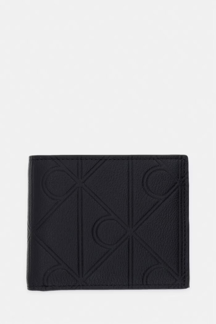 CALVIN KLEIN портфейл мъжки от кожа черен LV04D1175G