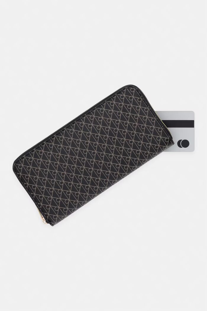 CALVIN KLEIN портфейл RFID дамски черен LV04F1155G