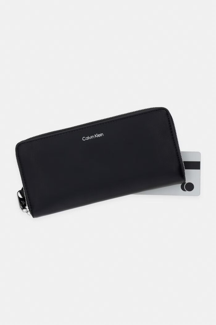 CALVIN KLEIN портфейл RFID дамски черен LV04F1174G