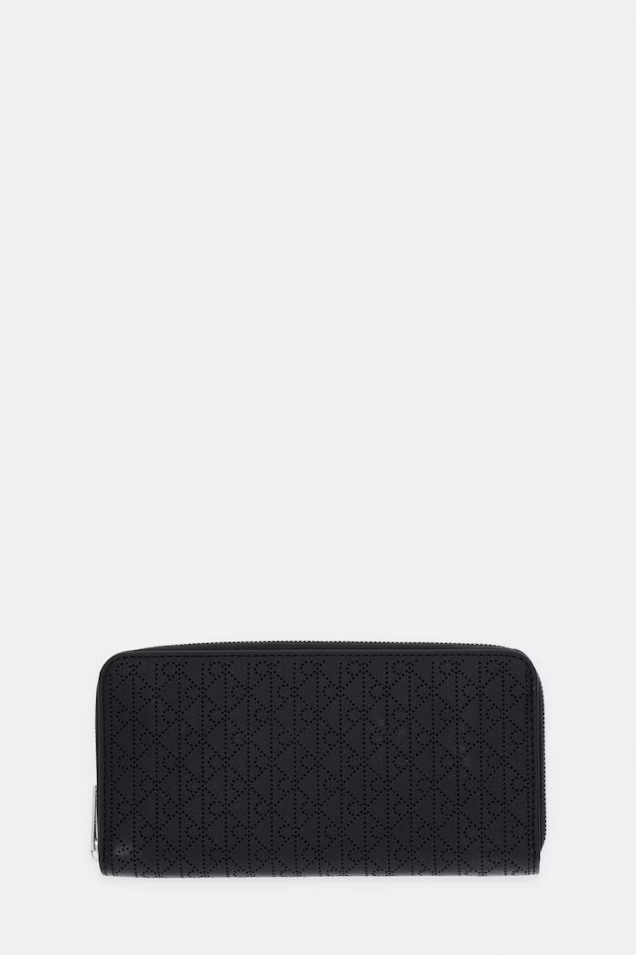 CALVIN KLEIN портфейл RFID дамски от кожа черен LV04F1151G