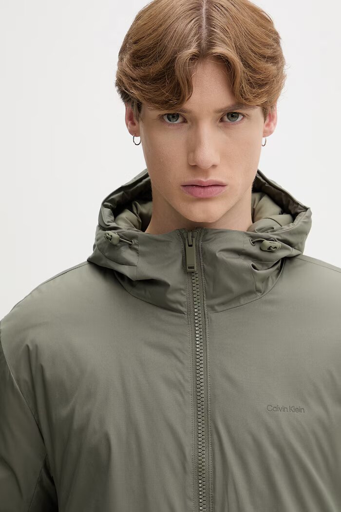 CALVIN KLEIN преходно яке мъжко зелено LV04LF503G