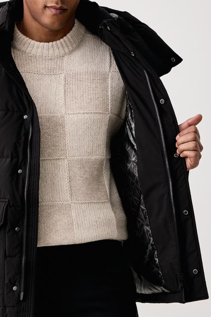 CALVIN KLEIN пухено яке мъжко черно LV04LH506G
