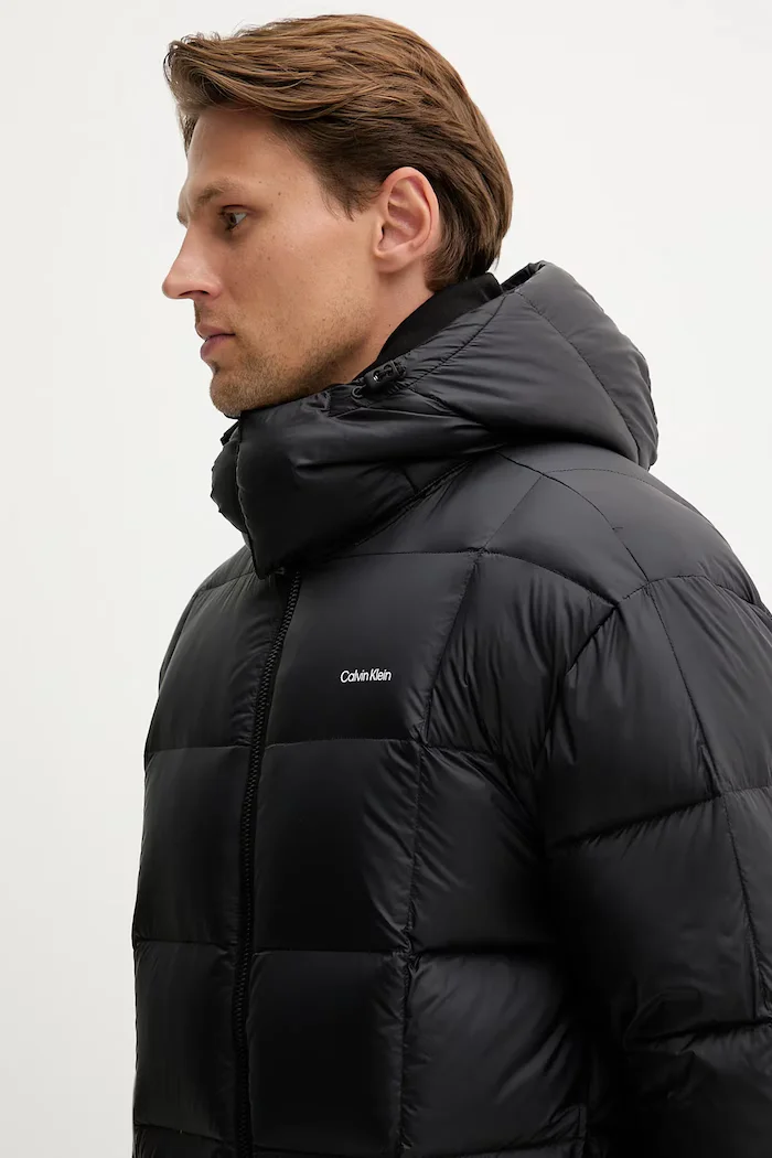 CALVIN KLEIN Пухено яке в черно зимен модел LV04RD508G