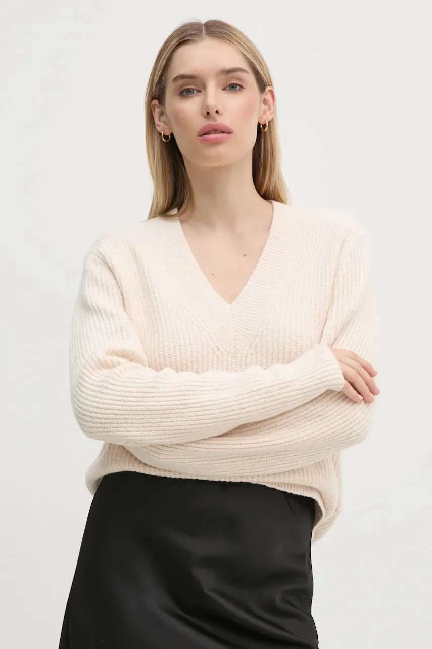 CALVIN KLEIN Пуловер с вълна