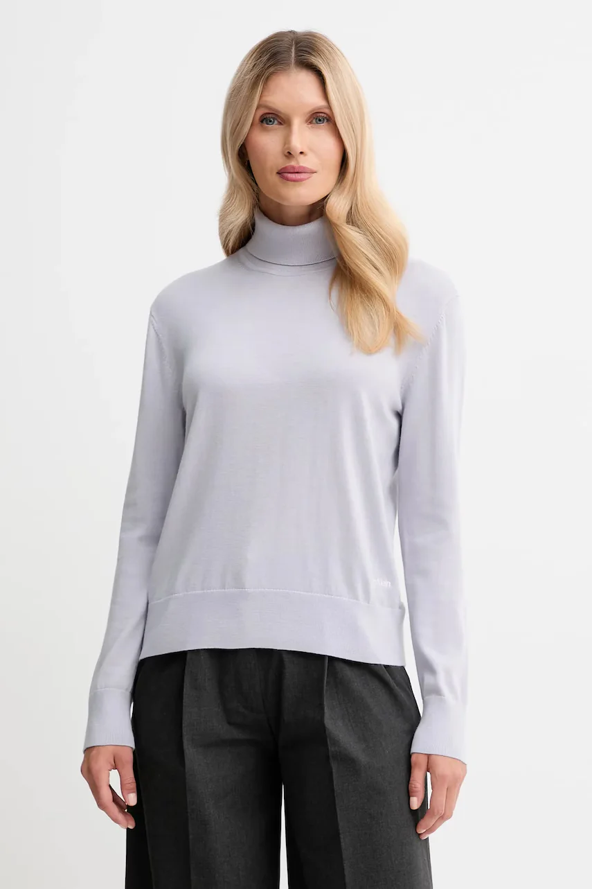 CALVIN KLEIN Пуловер с вълна