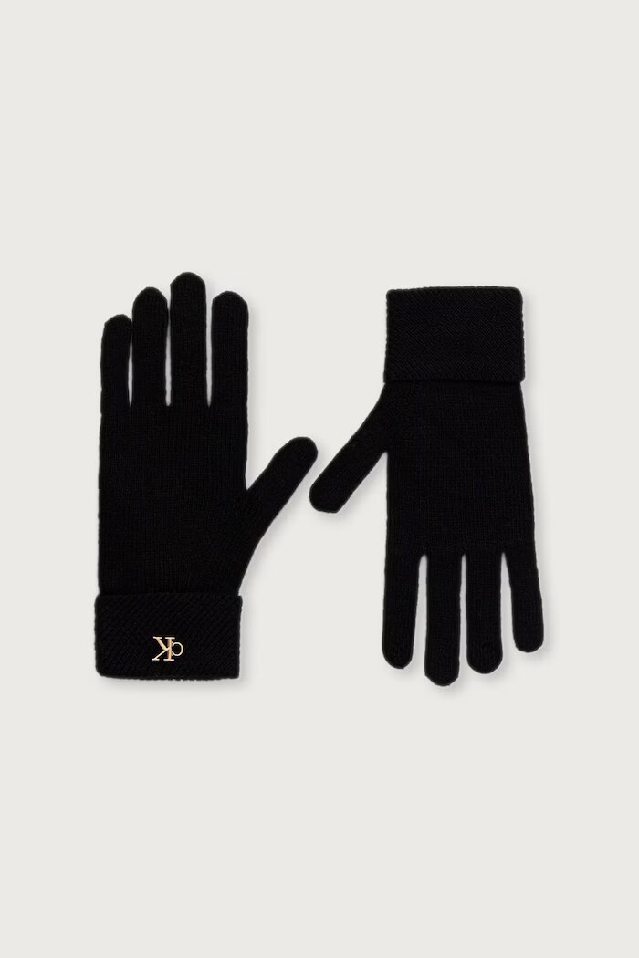 CALVIN KLEIN ръкавици дамски от вълнена материя черни LV04F8141G