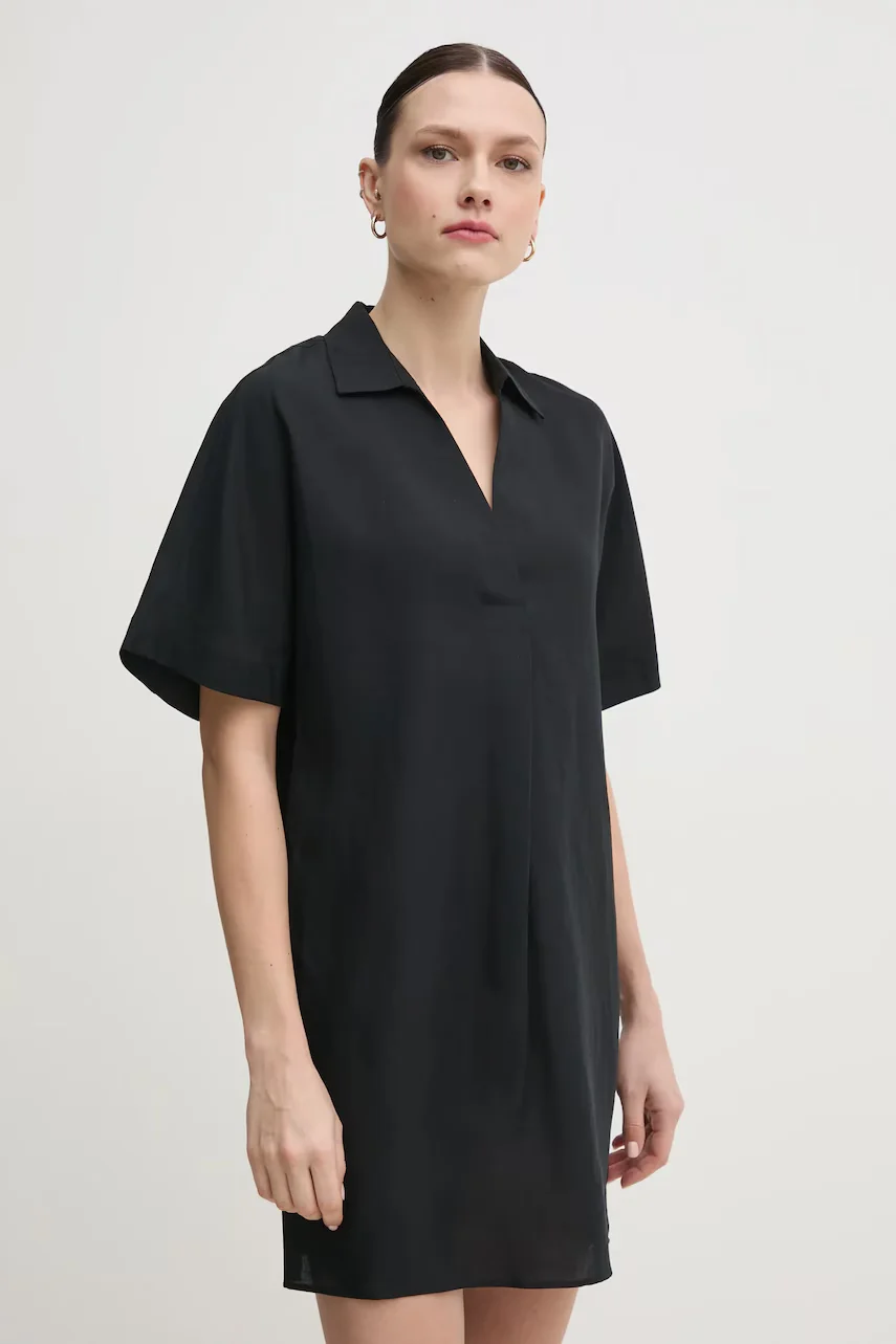 CALVIN KLEIN Рокля с лен