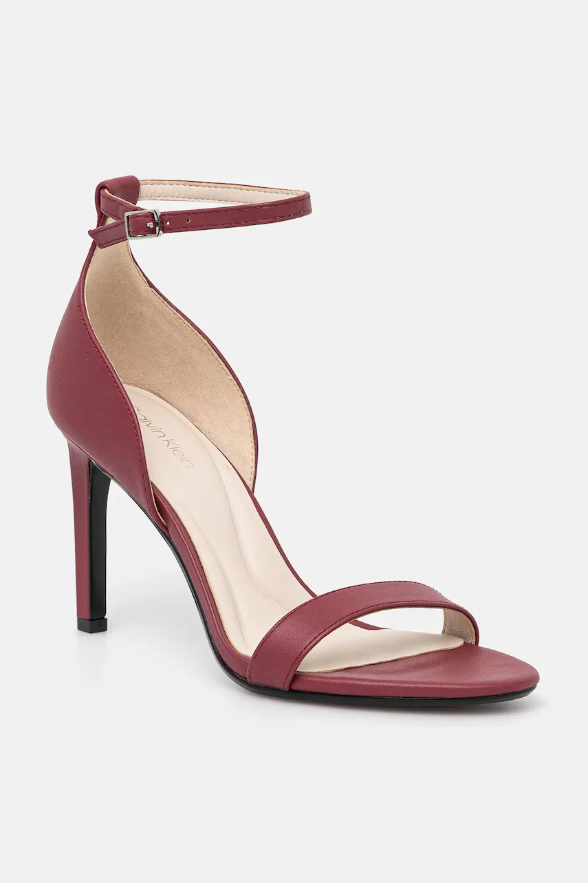 CALVIN KLEIN Сандали HEEL SANDAL 90 - LTH