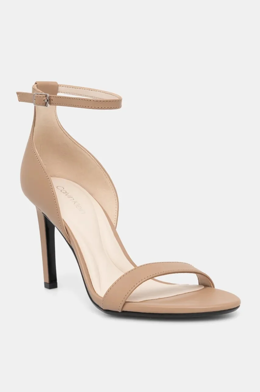 CALVIN KLEIN Сандали HEEL SANDAL 90 - LTH