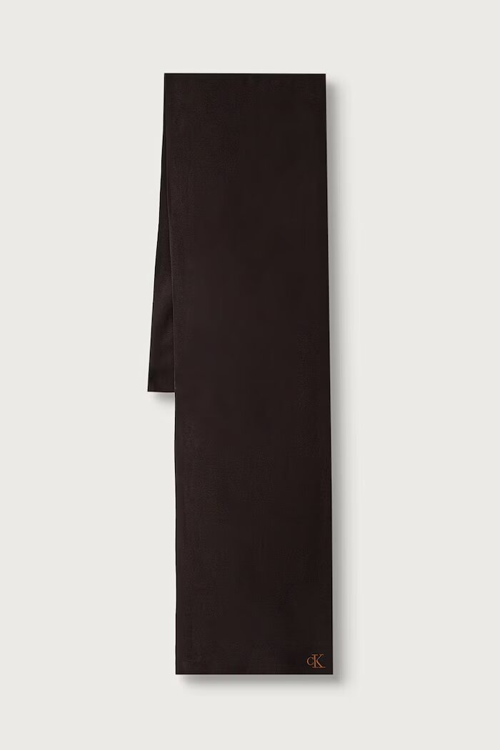 CALVIN KLEIN шал дамски с вискоза кафяв LV04F8099G