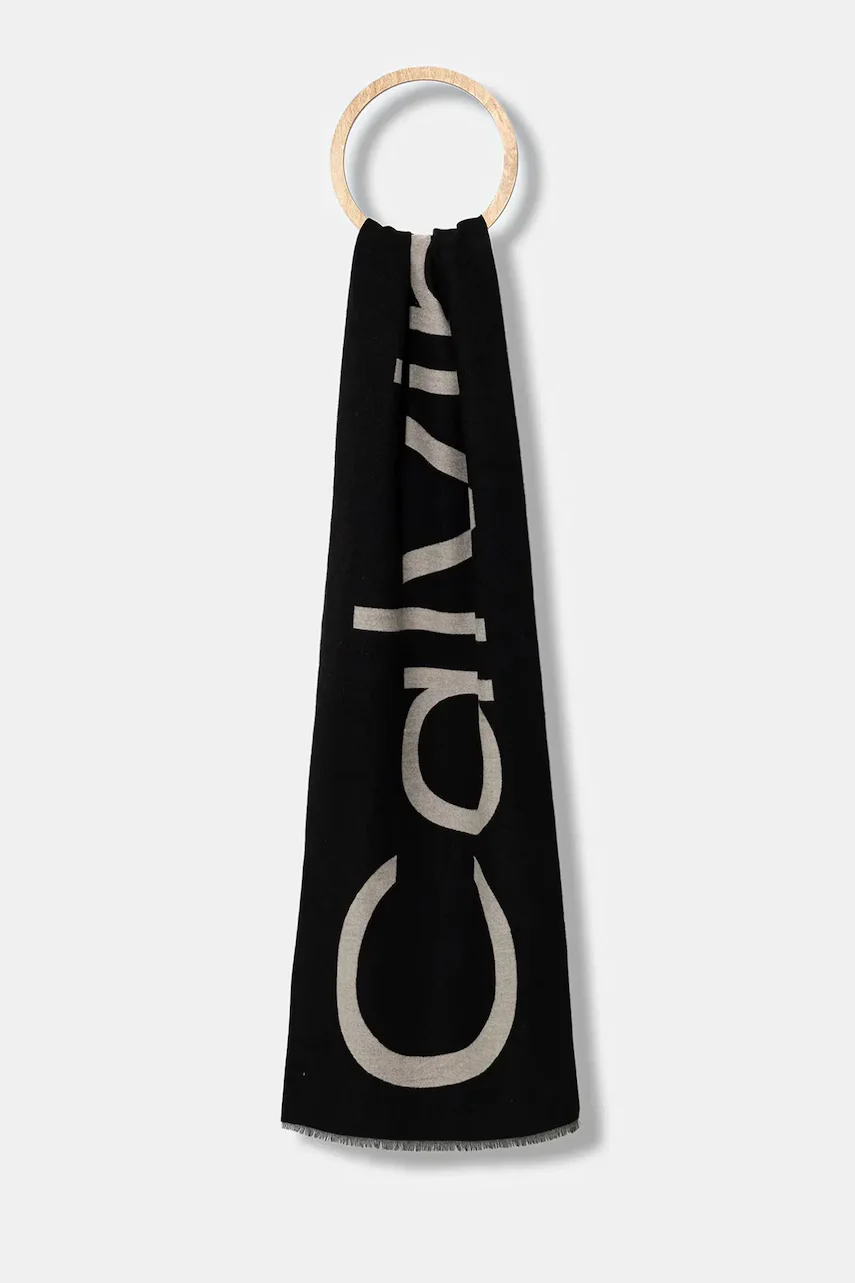 CALVIN KLEIN Шал с вълна