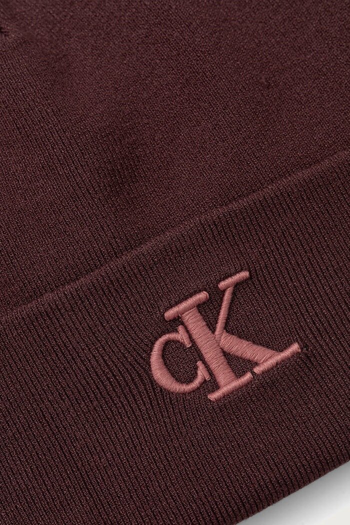 CALVIN KLEIN шапка дамска бордо LV04F8098G