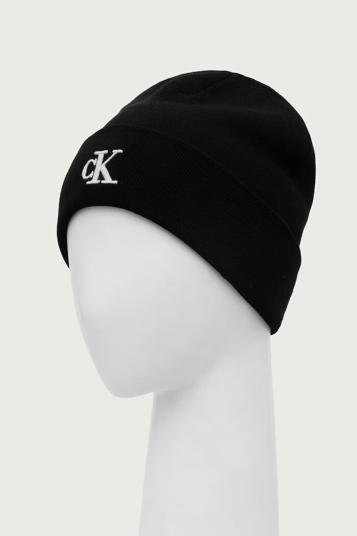 CALVIN KLEIN шапка дамска черна LV04F8098G