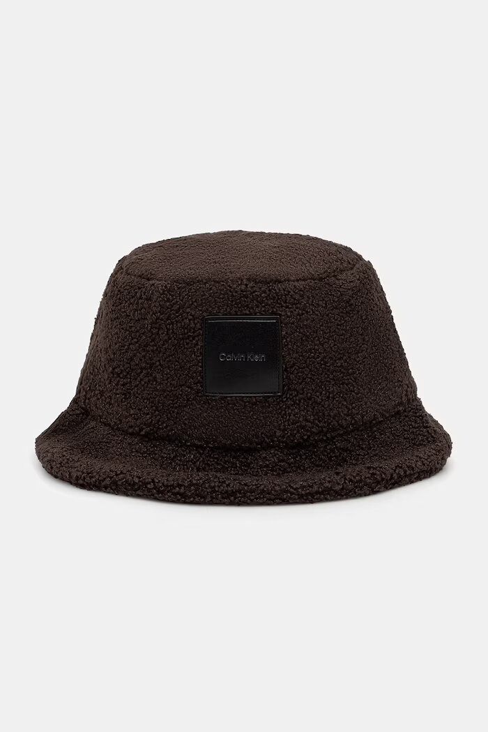 CALVIN KLEIN шапка идиотка дамска кафява LV04F5097G