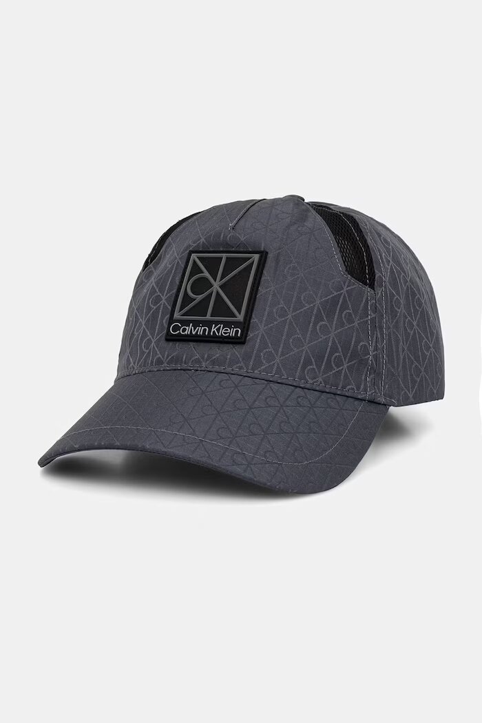 CALVIN KLEIN шапка с козирка тъмносиня LV04D5086G