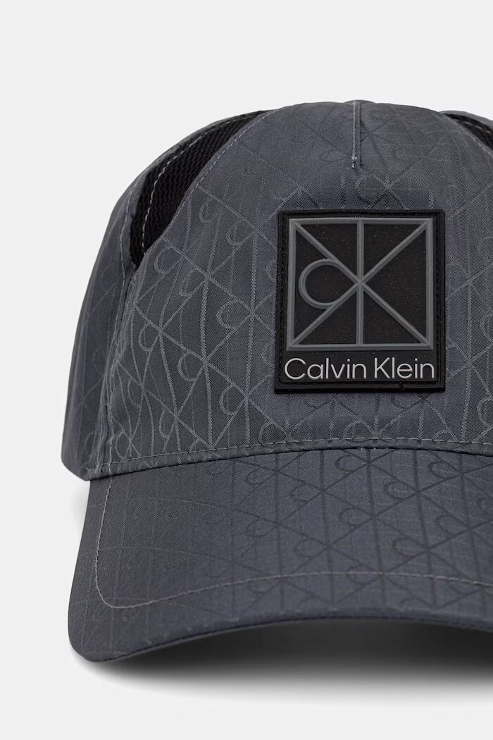 CALVIN KLEIN шапка с козирка тъмносиня LV04D5086G