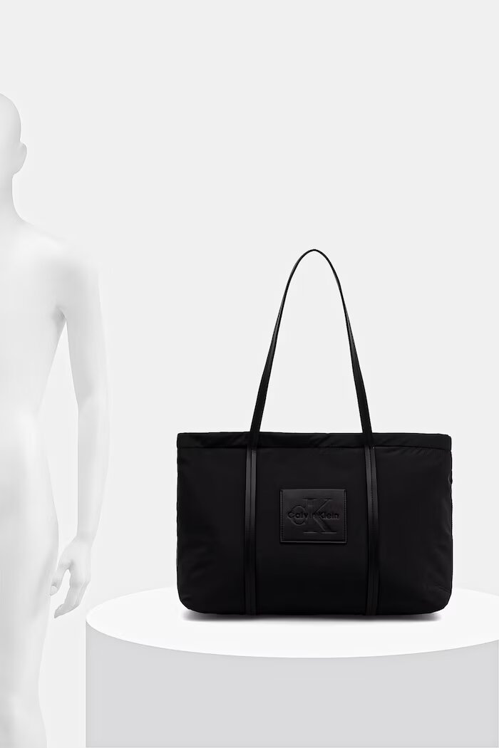 CALVIN KLEIN шопинг чанта дамска черна LV04F3869G