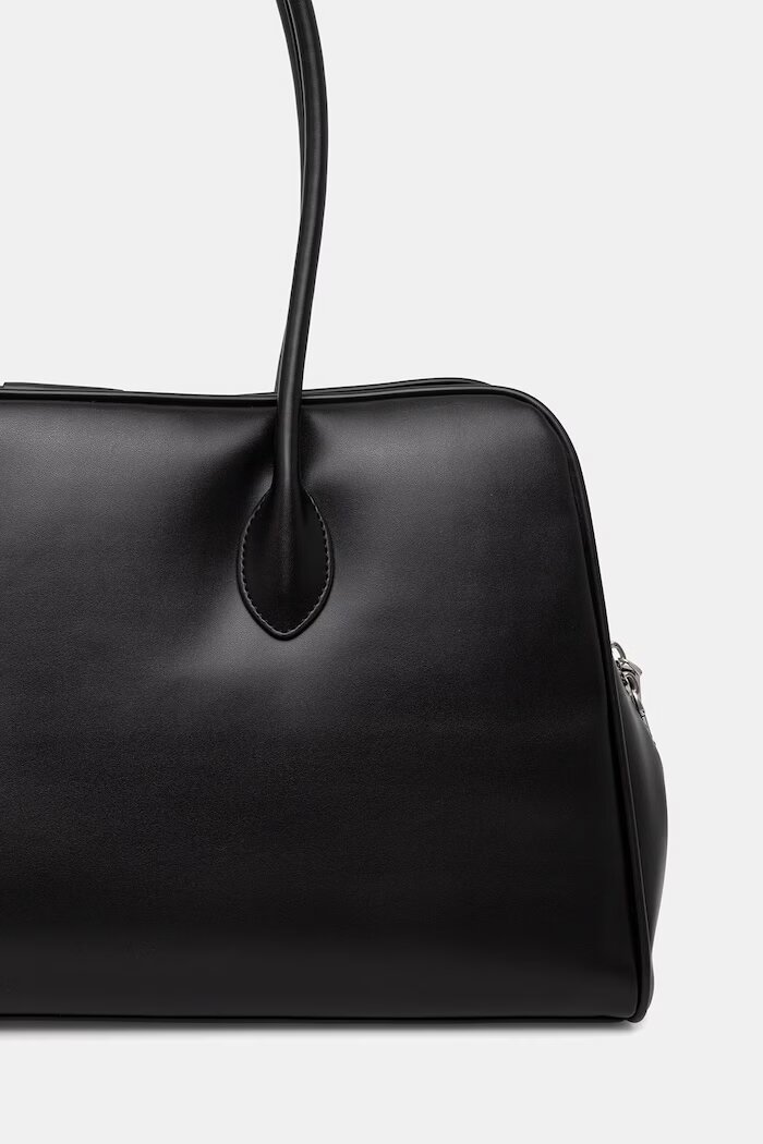 CALVIN KLEIN шопинг чанта дамска от имитация на кожа черна LV04F3368G