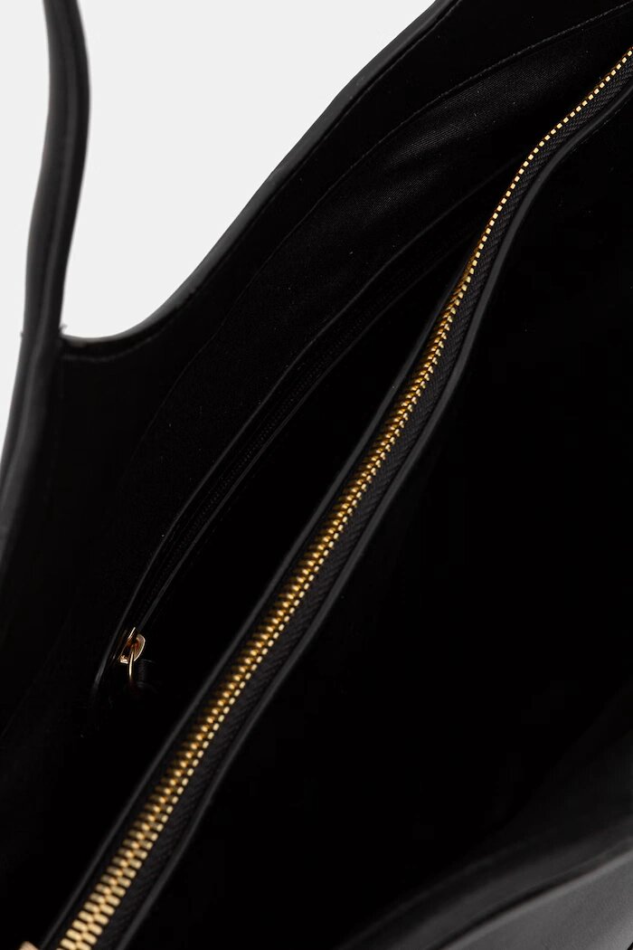 CALVIN KLEIN шопинг чанта дамска от имитация на кожа черна LV04F3562G