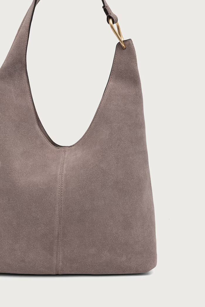 CALVIN KLEIN шопинг чанта дамска от велур виолетова LV04F3690G