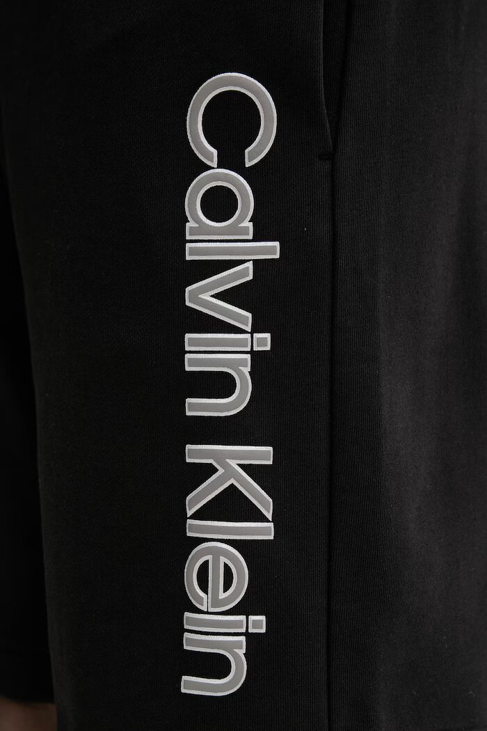 CALVIN KLEIN спортен къс панталон мъжки памучен черен LV04LF240G