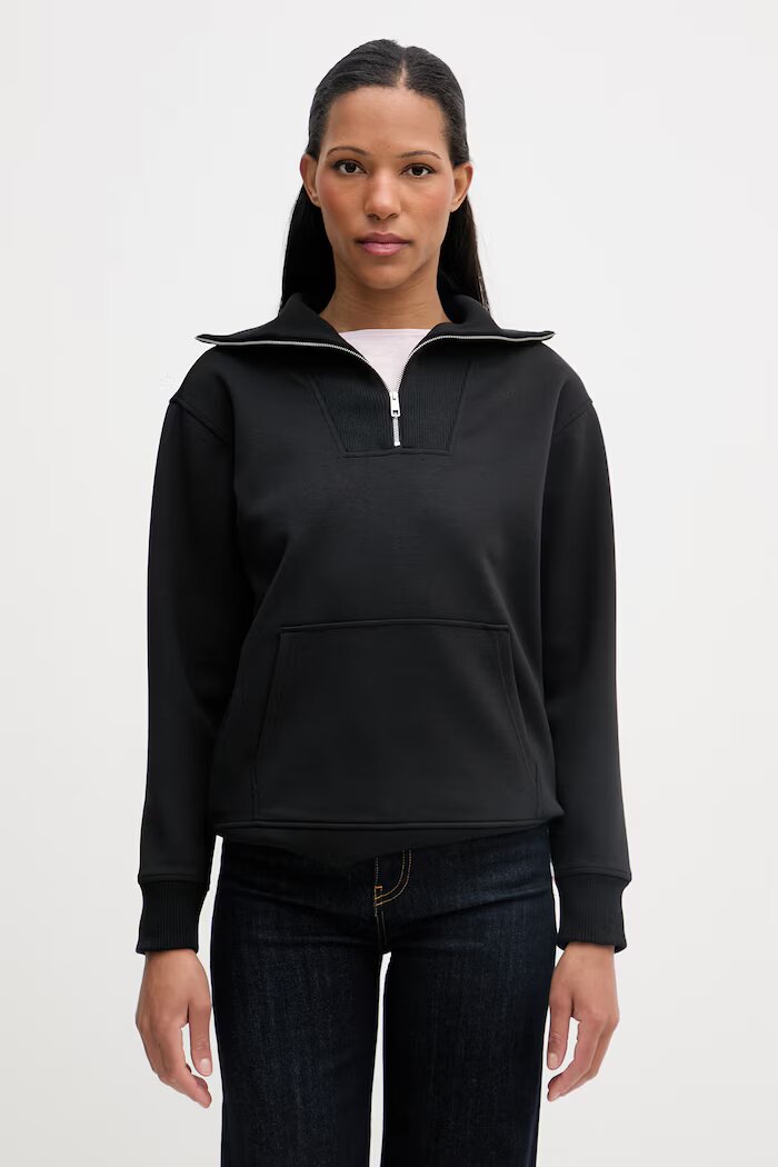 CALVIN KLEIN суичър дамски черен LV044F203G