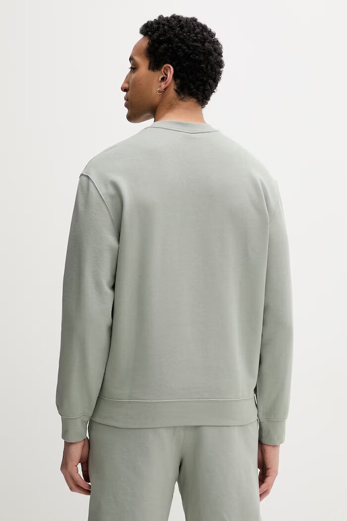 CALVIN KLEIN суичър мъжки памучен зелен LV04LF230G