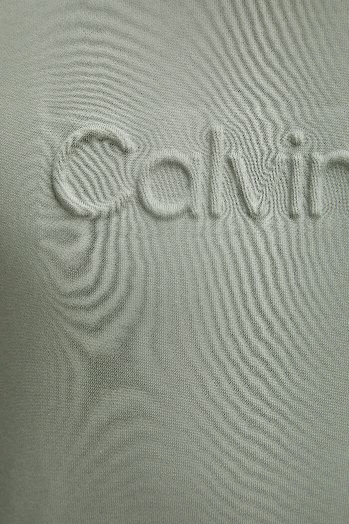 CALVIN KLEIN суичър мъжки памучен зелен LV04LF230G