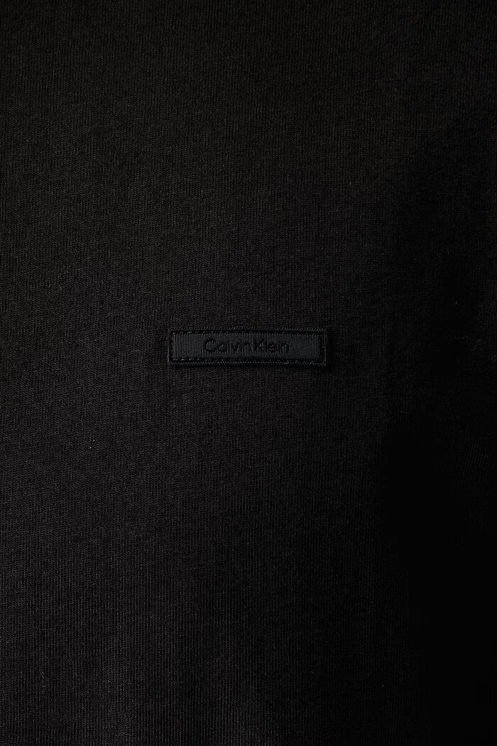 CALVIN KLEIN тениска мъжка от памук черна