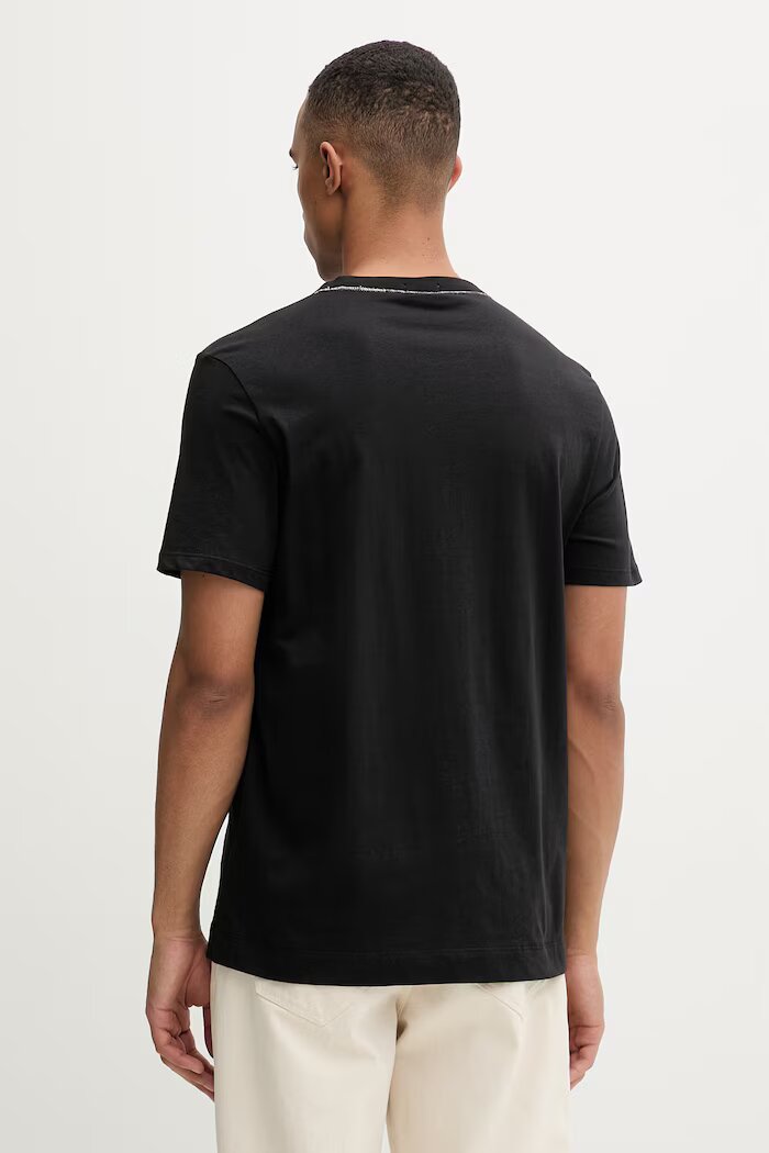 CALVIN KLEIN тениска мъжка от памук черна LV04LF223G