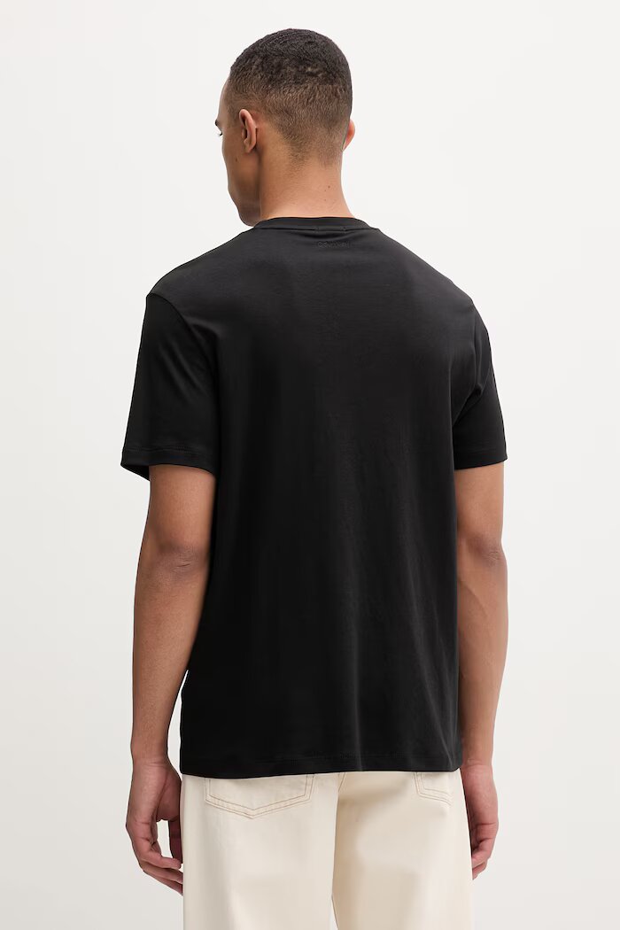 CALVIN KLEIN тениска мъжка от памук черна LV04LF243G