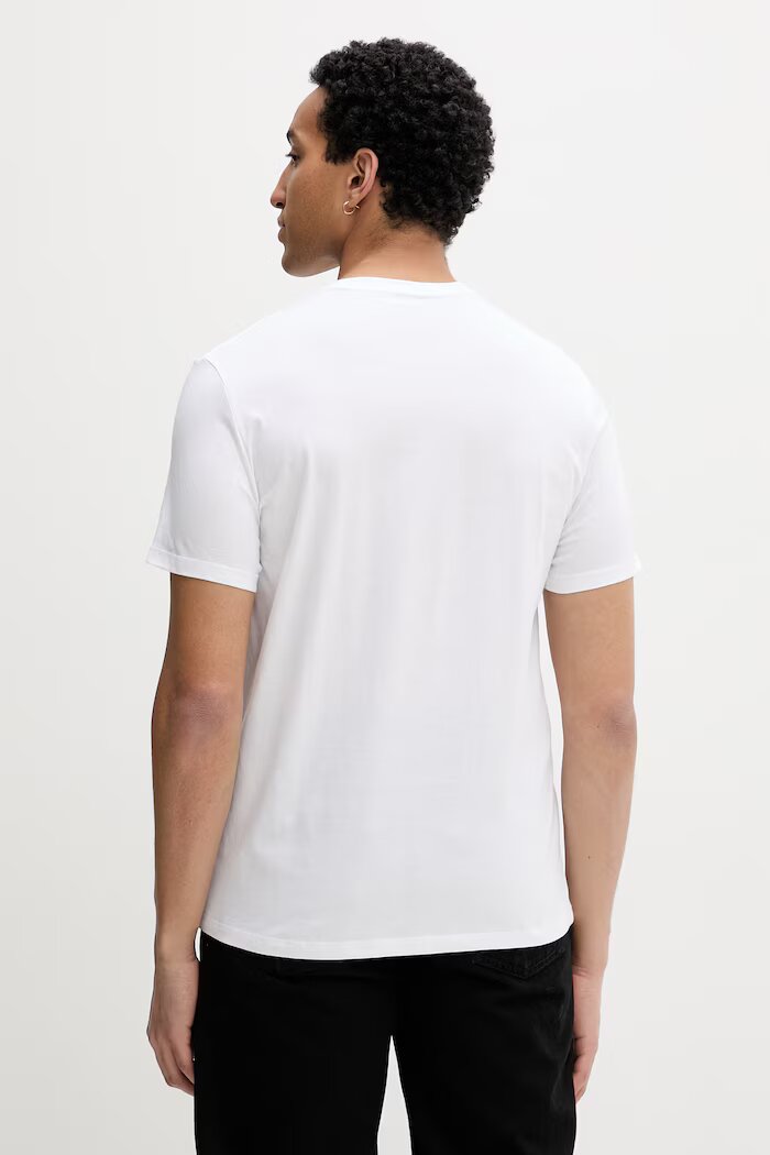 CALVIN KLEIN тениска мъжка памучна бяла LV04RF853G