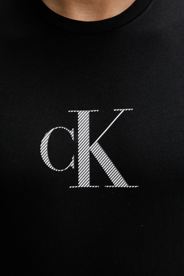 CALVIN KLEIN тениска мъжка памучна черна LV04RF853G