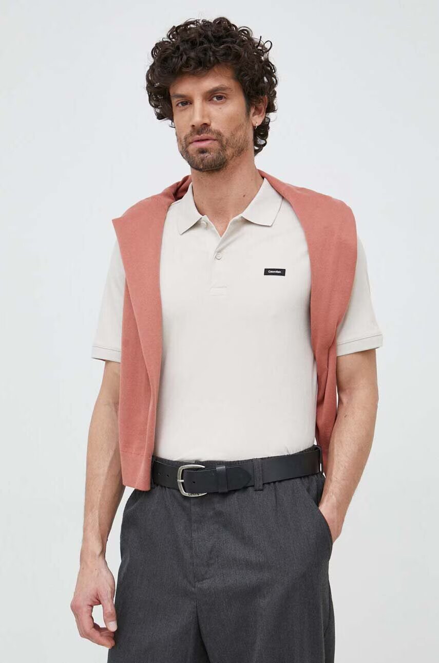 CALVIN KLEIN Тениска с яка