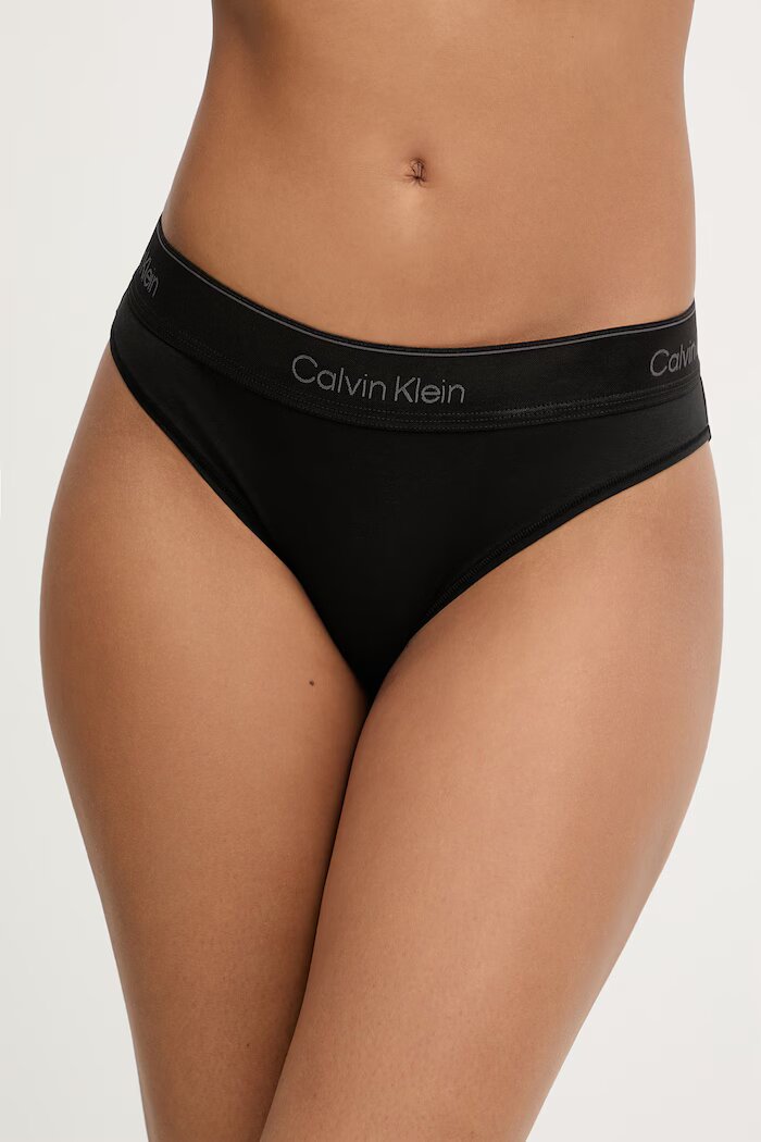 Calvin Klein Underwear бикини дамски черни LV00QF8827
