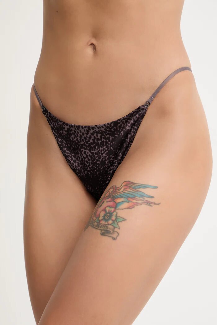 Calvin Klein Underwear бикини дамски кафяви LV00QF8657