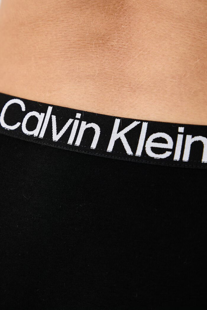 Calvin Klein Underwear бикини дамски от памук с еластан черни LV00QD5291