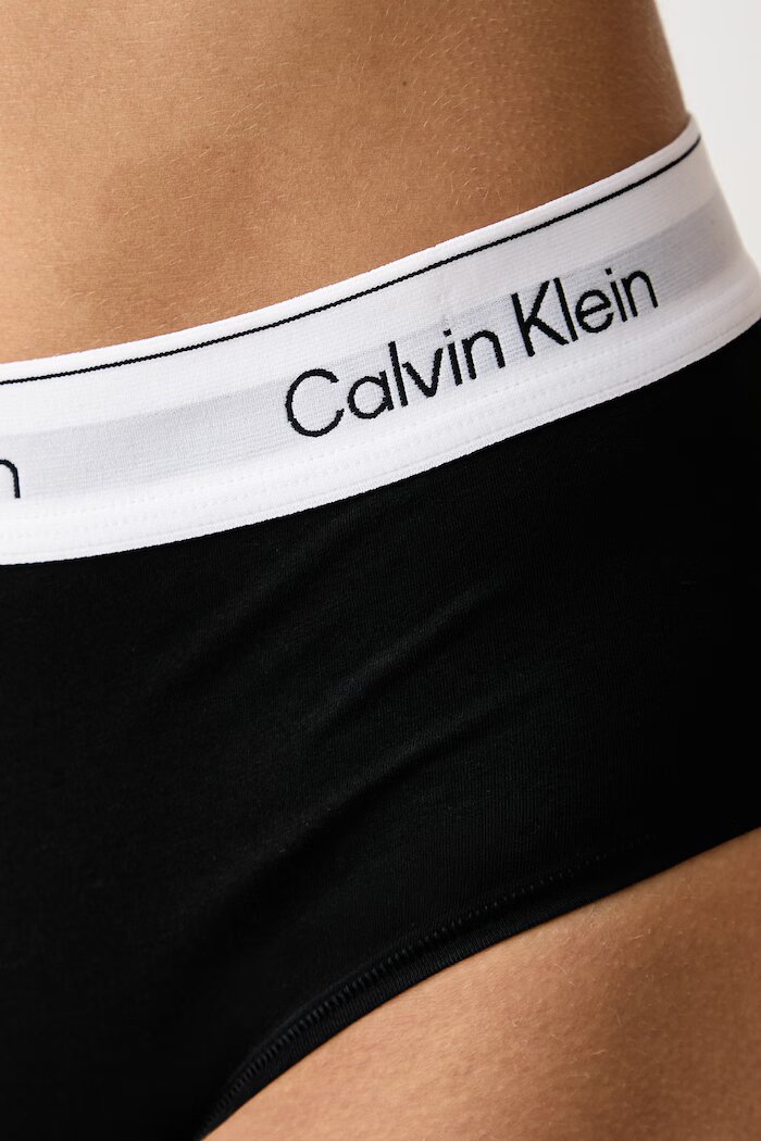 Calvin Klein Underwear бикини дамски с памук черни LV00QF8991