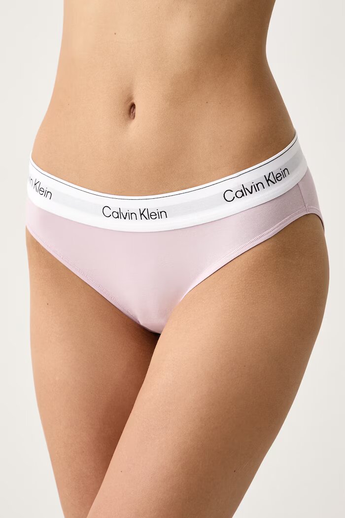 Calvin Klein Underwear бикини дамски с памук розови LV00QF8520