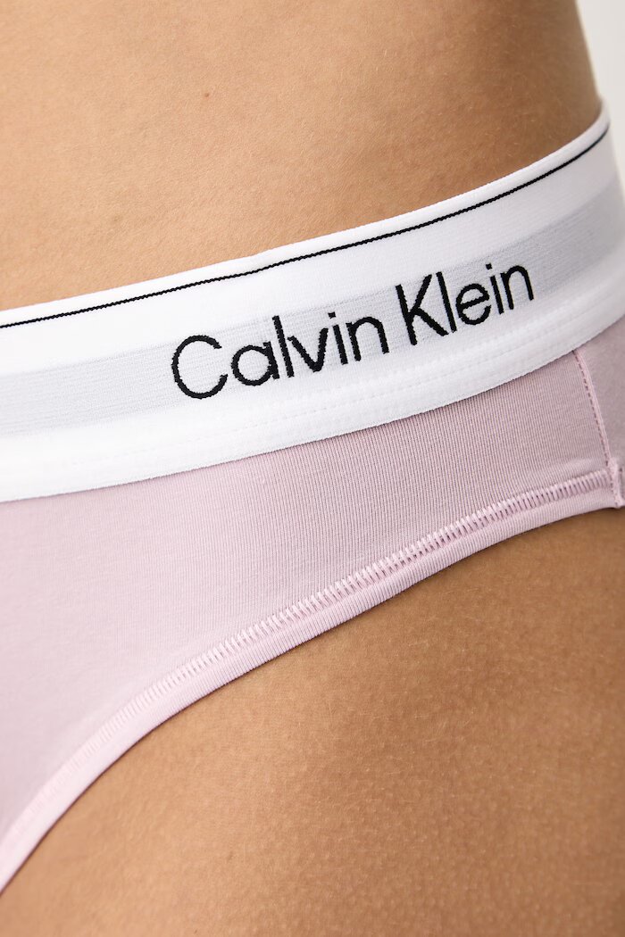 Calvin Klein Underwear бикини дамски с памук розови LV00QF8520