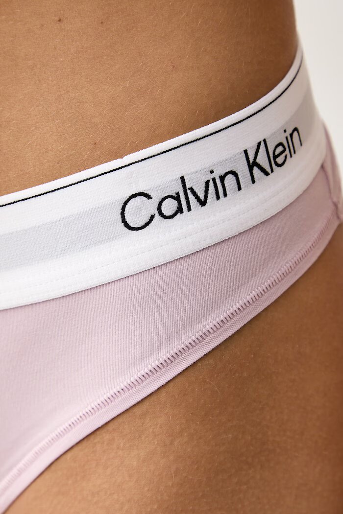 Calvin Klein Underwear бикини тип бразилиана дамски с памук розови LV00QF8522