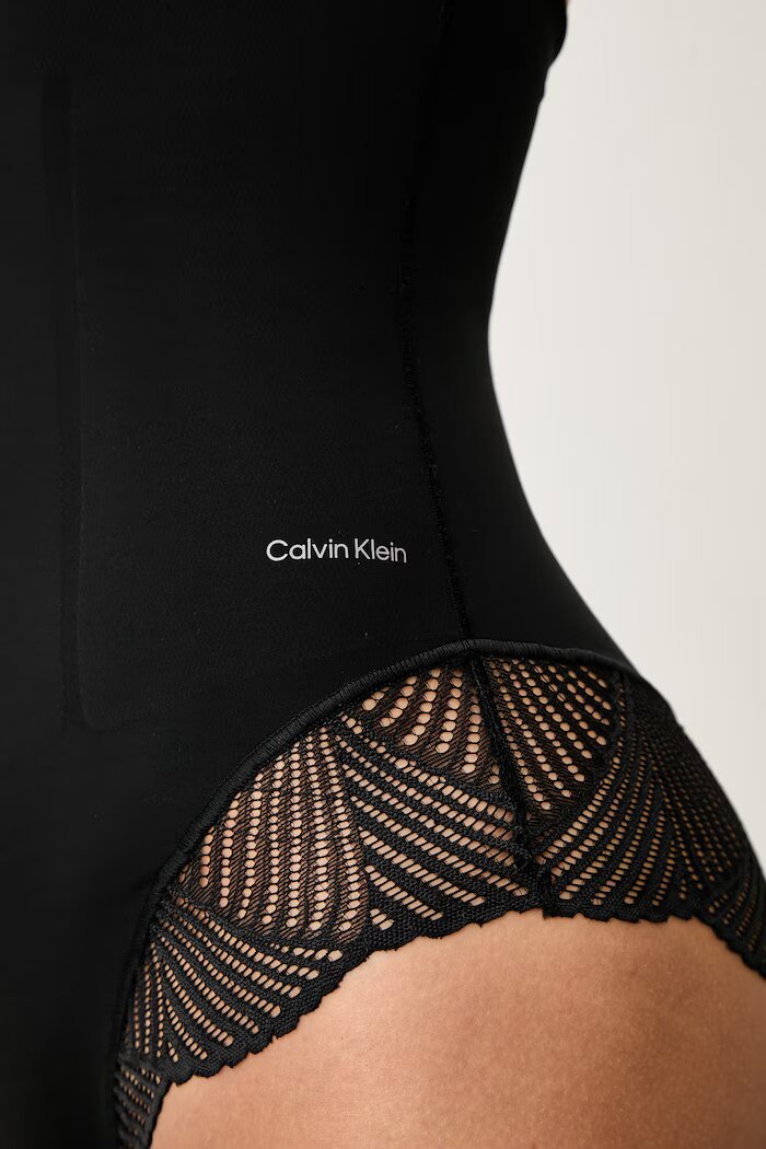 Calvin Klein Underwear боди дамско черно LV00QF8982