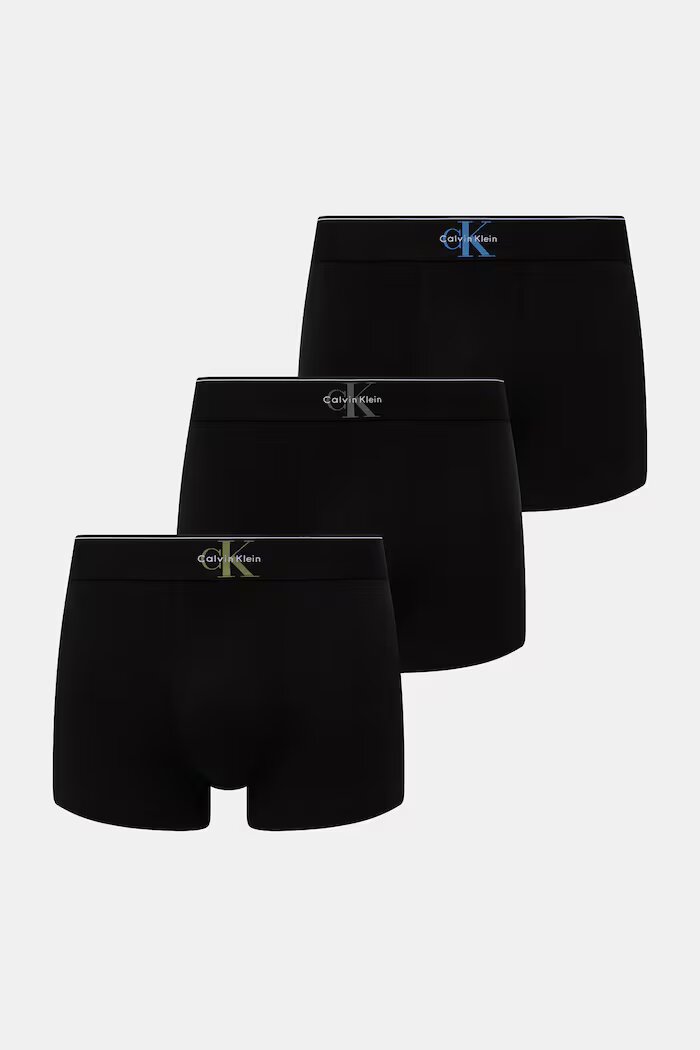 Calvin Klein Underwear боксерки мъжки 3 броя черни LV00NB4472