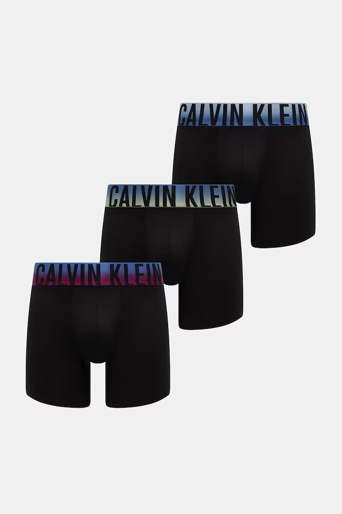 Calvin Klein Underwear боксерки мъжки 3 броя черни LV00NB4622